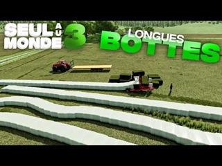 Des CENTAINES de BOTTES enrubannées ! | Seul Au Monde S3 #24 | (Farming Simulator 22)