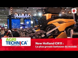 NEW HOLLAND CR 11 : la PLUS GROSSE moissonneuse-batteuse du monde