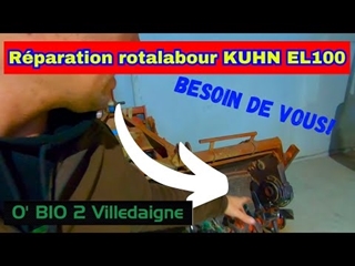 Dégâts ou pas? DEMONTAGE du rotalabour KUHN après la casse