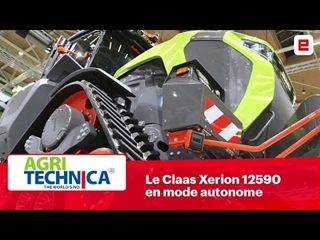 Un TRACTEUR CLAAS Xerion AUTONOME !