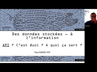 API : c'est quoi ? A quoi ça sert ? Des données stockées à l'information