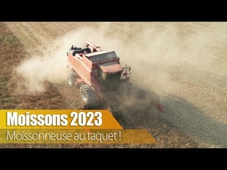 Moissons 2023 : La moissonneuse au taquet !