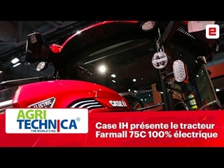 Case IH présente le tracteur Farmall 75C 100% électrique