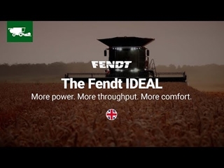 Fendt combine harvester | The Fendt IDEAL | More power. More throughput. More comfort. | Fendt