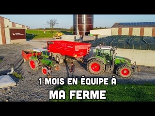 Je filme le quotidien de ma ferme en hiver. (  On reçoit le nouveau tracteur FENDT )