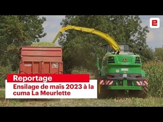 Ensilage de maïs 2023 à la cuma La Meurlette