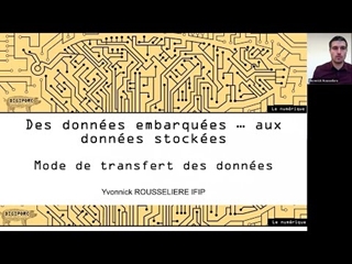 Mode de transfert des données embarquées aux données stockées