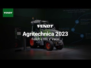 Agritechnica 2023 | Thementag: Fendt e100 Vario | 14. November, 3. Messetag | Fendt