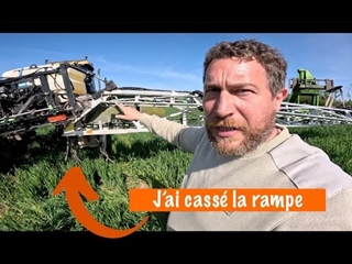 J'ai cassé la rampe de mon pulvérisateur !