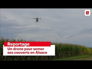 Un drone pour semer ses couverts