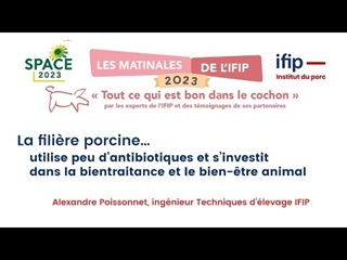 La filière utilise peu d'antibiotiques et s'investit dans la bientraitance et le bien-être animal.