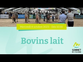 Sommet de l'élevage 2023 - Bovins Laits - 04/10/23
