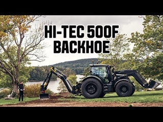 HI-TEC 500F Backhoe Excavating | Valtra Unlimited