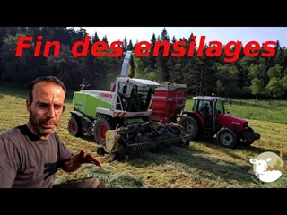 Ensilage, c'est fini pour la première coupe, enfin... place à l'enrubannage N°224