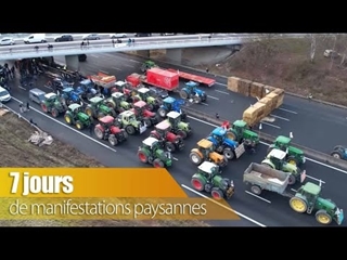 7 jours de manifestations paysannes