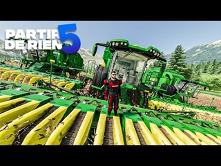 4 MACHINES pour TOUT RECOLTER ! | Partir De Rien Saison 5 #55 | (Farming Simulator 22)