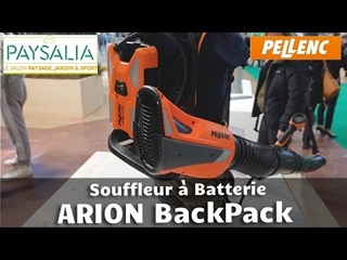 PAYSALIA #14 / PELLENC - Souffleur ARION BackPack (Prix d'Innovation)