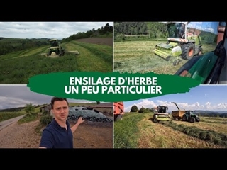 Ensilage d'herbe, très particulier cette année