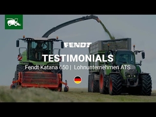 Fendt Kundenstimme | Lohnunternehmen Agriculture, Travaux & Services | Fendt Katana 650 | Fendt