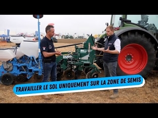 Diminuer le travail du sol en travaillant uniquement la zone de semis : le strip-till de chez DURO