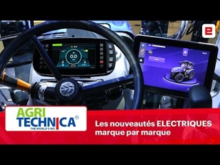 Les tracteurs et télescopiques ELECTRIQUES d'AGRITECHNICA