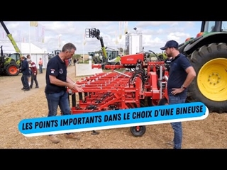 Quelles les différentes possibilités de bineuse chez Lemken ?