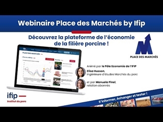 Place des Marchés de l'IFIP : plateforme de l'économie de la filière porcine