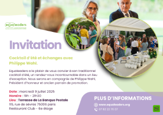 Cocktail d'été Equaleaders - 9 juillet 2025
