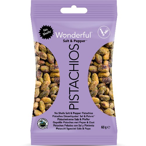 Pistaches Décortiquées Sel & Poivre 60g