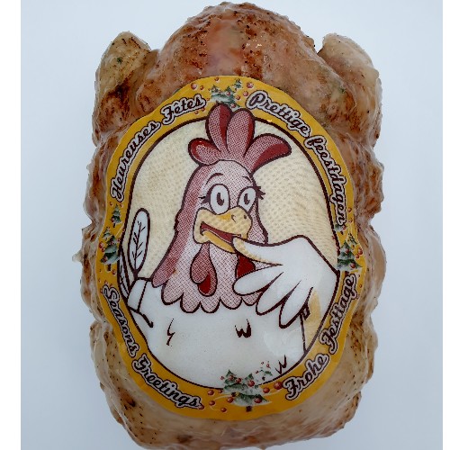 Poularde farcie aux champignons env 3,5 kg