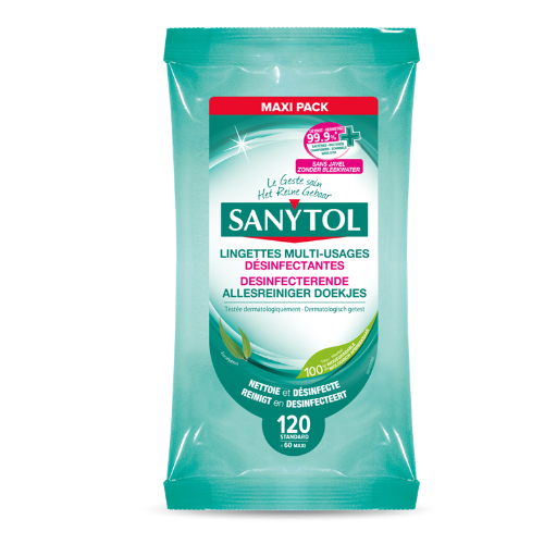 Sanytol Lingettes 120pc