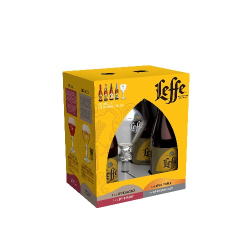 001 6700630 - Leffe Giftpack 4x33cl