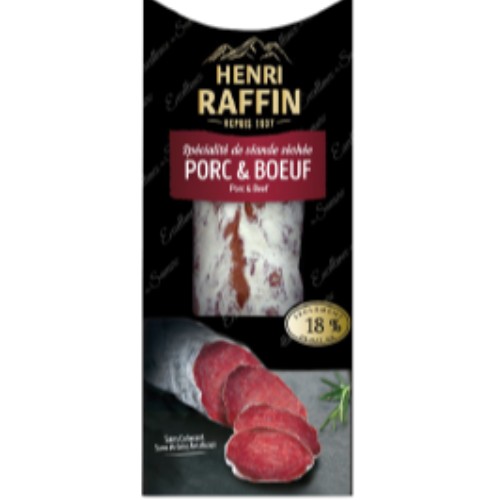 Saucisson porc et bœuf 200gr