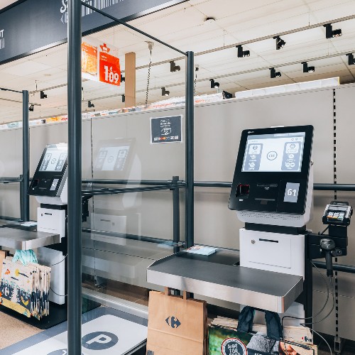 Caisses libre-service