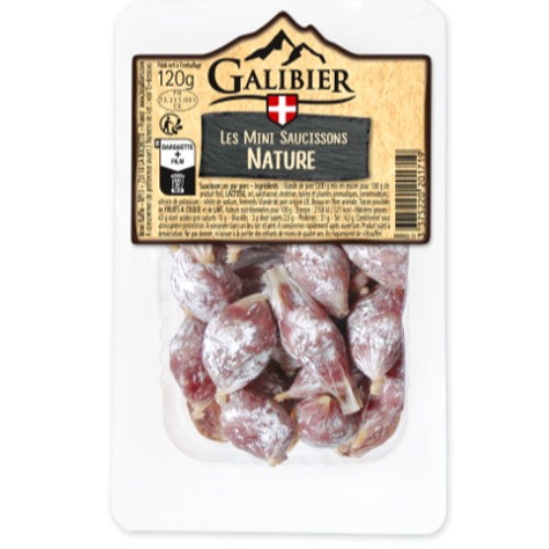 Le Galibier Mini saucissons natures 120gr