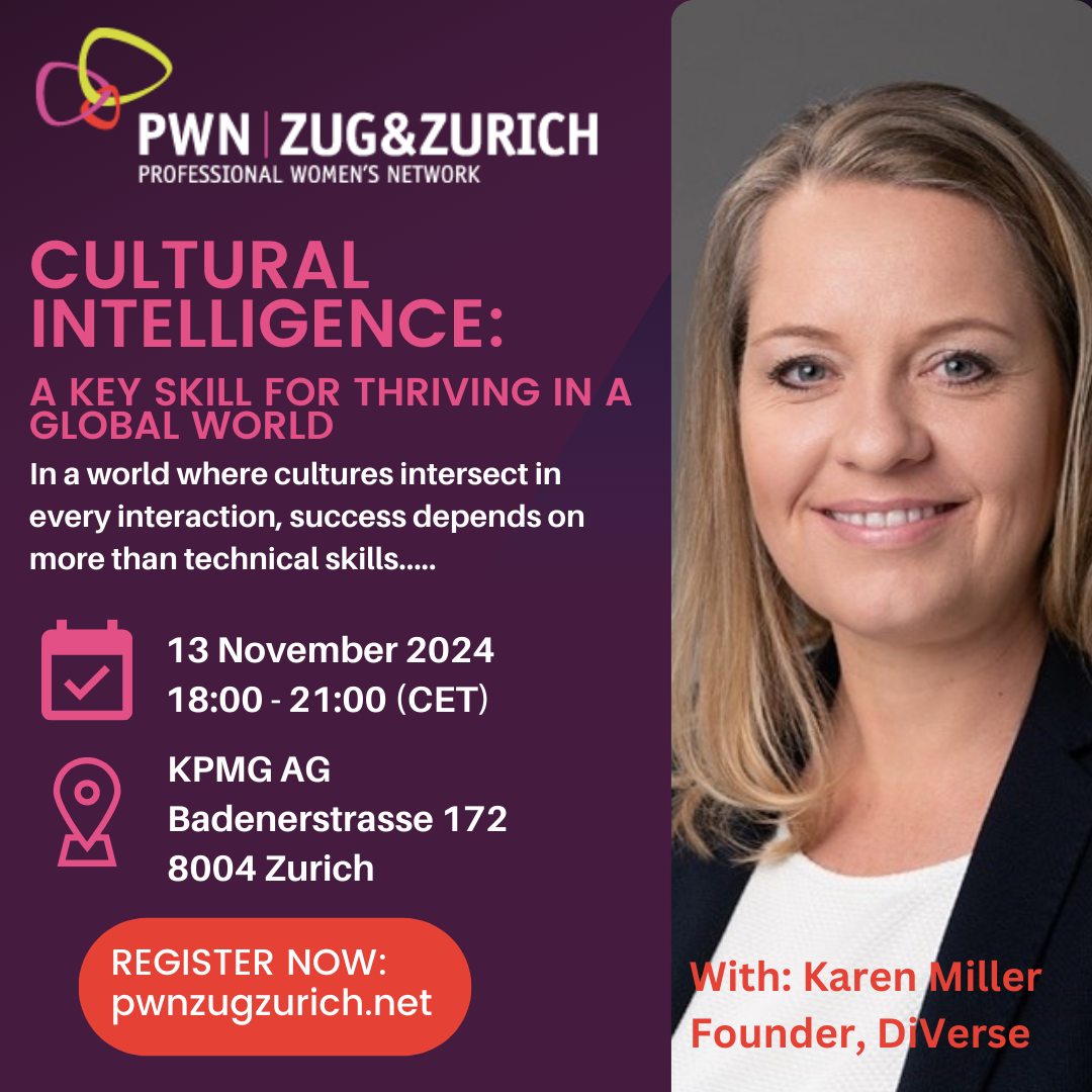 Karen Miller Cultural Intelligence PWN Zug & Zurich