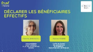 Déclarer les bénéficiaires effectifs