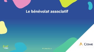 Le bénévolat associatif