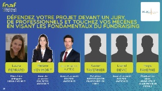 Défendez votre projet devant un jury de professionnels et touchez vos mécènes en visant les fondamentaux du fundraising 