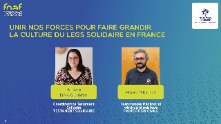 Unir nos forces pour faire grandir la culture du legs solidaire en France