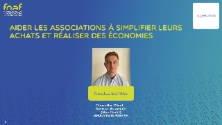 Aider les associations à simplifier leurs achats et réaliser des économies